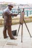 • Бронзова скулптура в жывотній великости у Будапештї, котра зображує І. Рошковіча при роботї у пленерї.